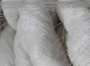 Knitted White Plastic Bird Nets 